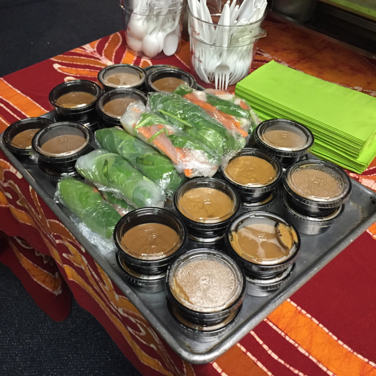 Vegan user review of Normandy House in Santa Clara. Fresh spring rolls. Delicious! 