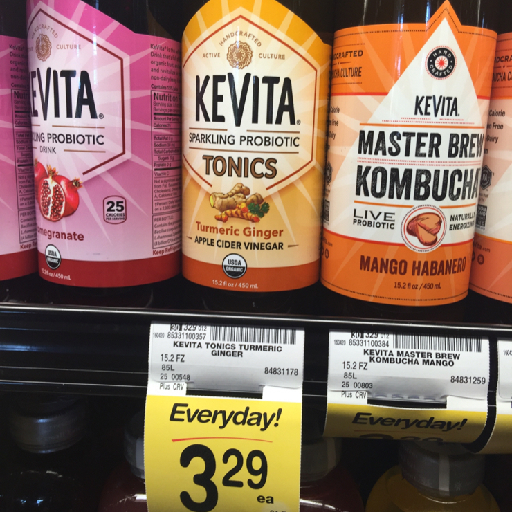 Vegan user review of Safeway in Mountain View. #kombucha #kevita for $3.29