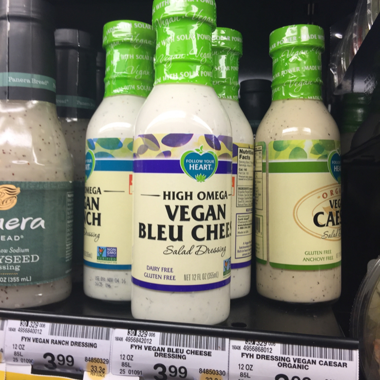 Vegan user review of Safeway in Mountain View. Vegan #salad #dressing #bleucheese #caesar
