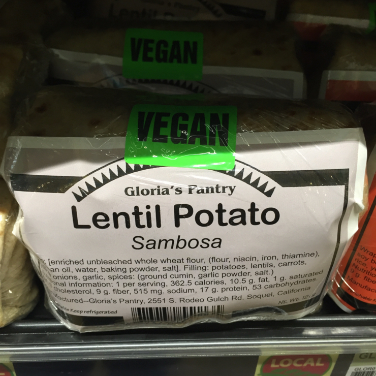 Vegan user review of New Leaf Community Markets in Santa Cruz. #snacks