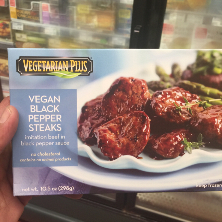 Vegan user review of Whole Foods Market in San Ramon. Vegan pepper steaks 