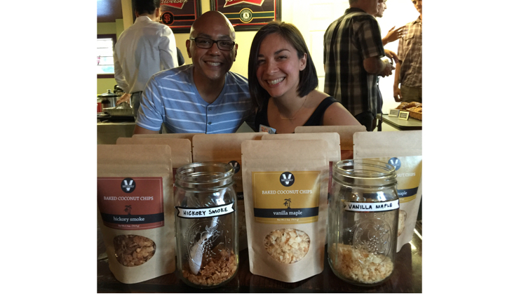 Vegan user review of Normandy House in Santa Clara. Baked coconut chips from Seriously V at South Bay vegan drinks #chips #hickory #vanilla #coconut #maple #food Instagram seriously.v #food #maple #vanilla #hickory #chips #coconut