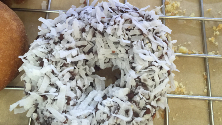 Vegan user review of Whole Foods Market in Palo Alto. Vegan chocolate donut. Yummy! #dish #dessert #grocery #store