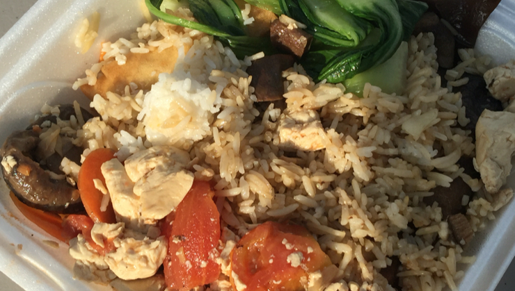 Vegan user review of Cham Shan Temple in Niagara Falls. Vegan food from Cham Shan temple. The food is simple, wholesome and fresh. In Buddhist tradition, they don't use onion or garlic in their food. #food #dinner #restaurant