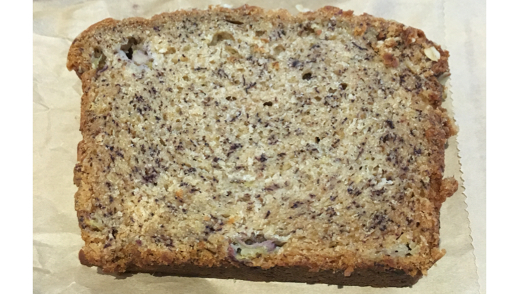 Vegan user review of Acre Coffee in Santa Rosa. Vegan banana bread #breakfast