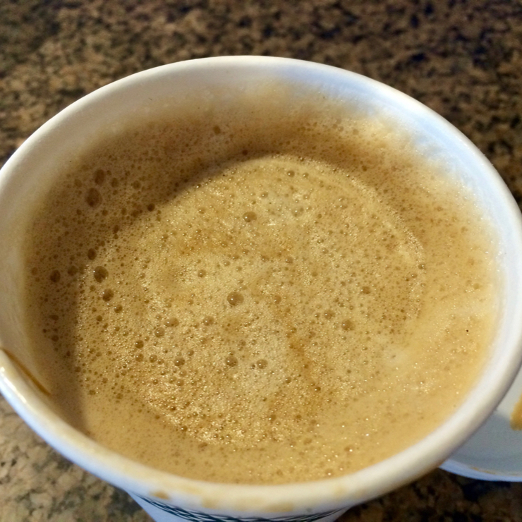 Vegan user review of Peet's Coffee in South San Francisco. Soy Latte with Goose at SSF Peet's. #food