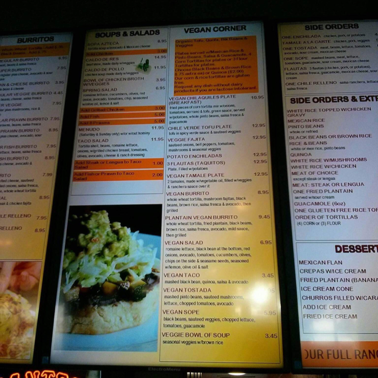 Vegan user review of Adelita's Restaurant, Bar & Taqueria in San Jose. 