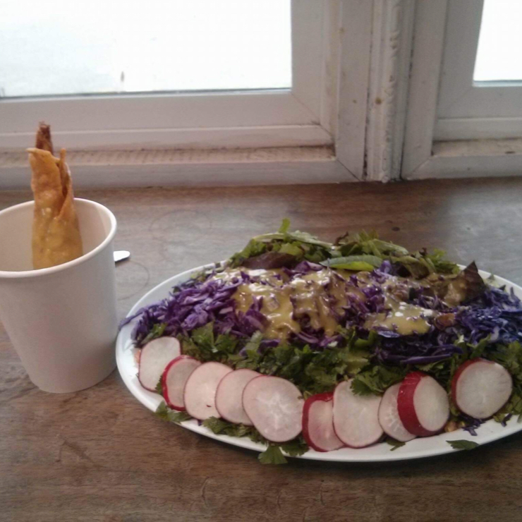 Vegan user review of Flacos in Berkeley. 