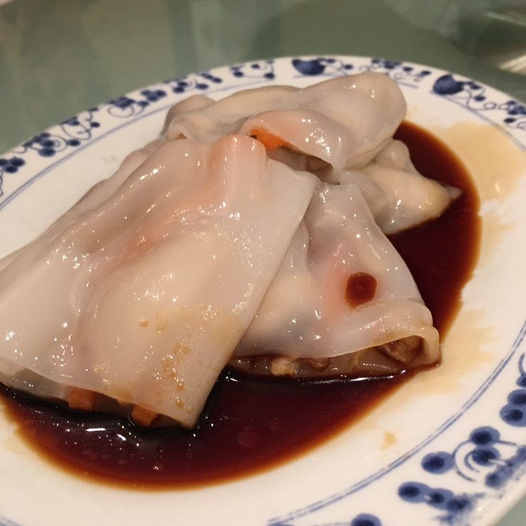 Vegan user review of Tai Pan in Palo Alto. Vegetarian Rice Noodle Roll, filled with tofu and mushrooms