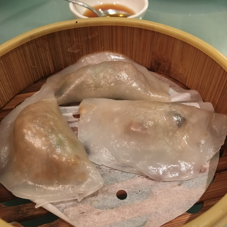 Vegan user review of Tai Pan in Palo Alto. Buddha Fun Gow dumplings