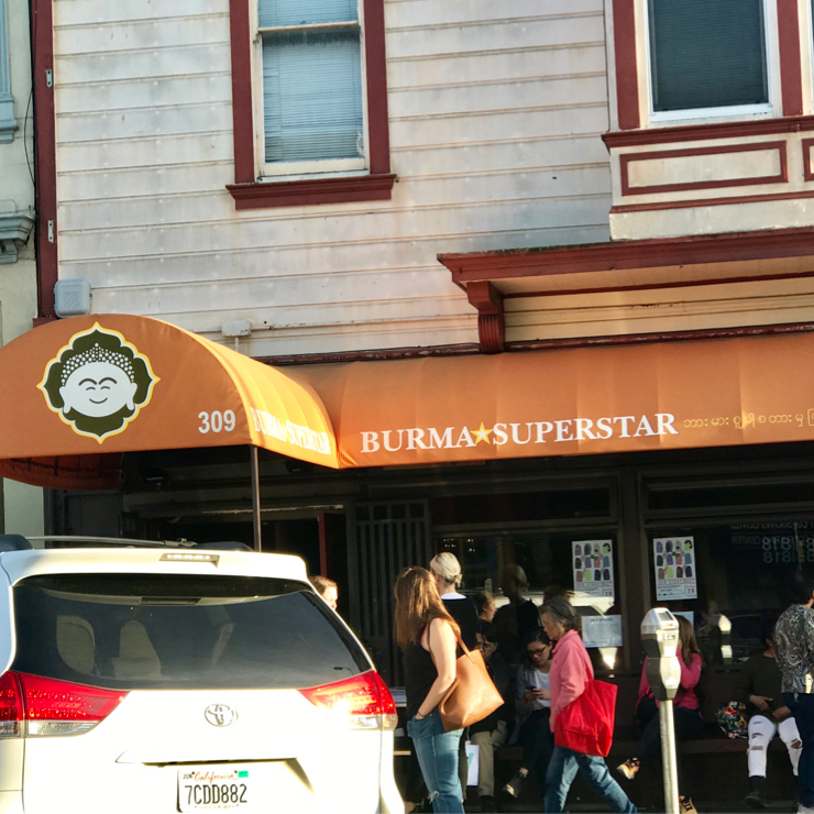 Vegan user review of Burma Superstar in San Francisco. 