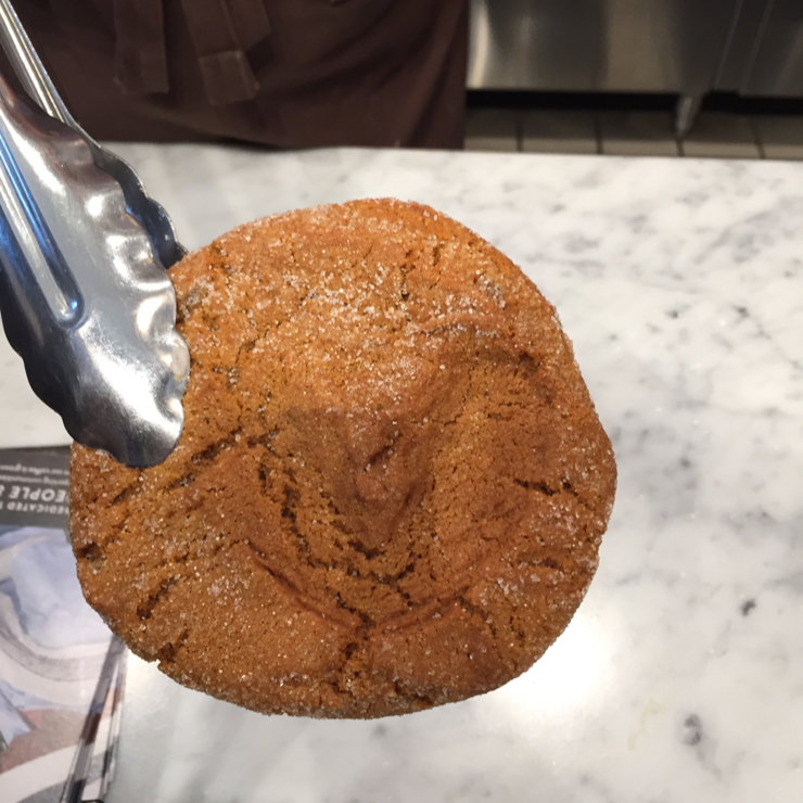 Vegan user review of Peet's Coffee in Pleasanton. Vegan ginger cookie 