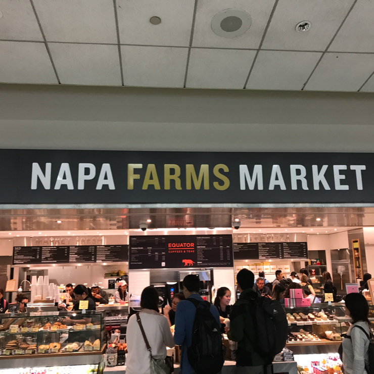 Vegan user review of Napa Farms in San Francisco International Airport. 