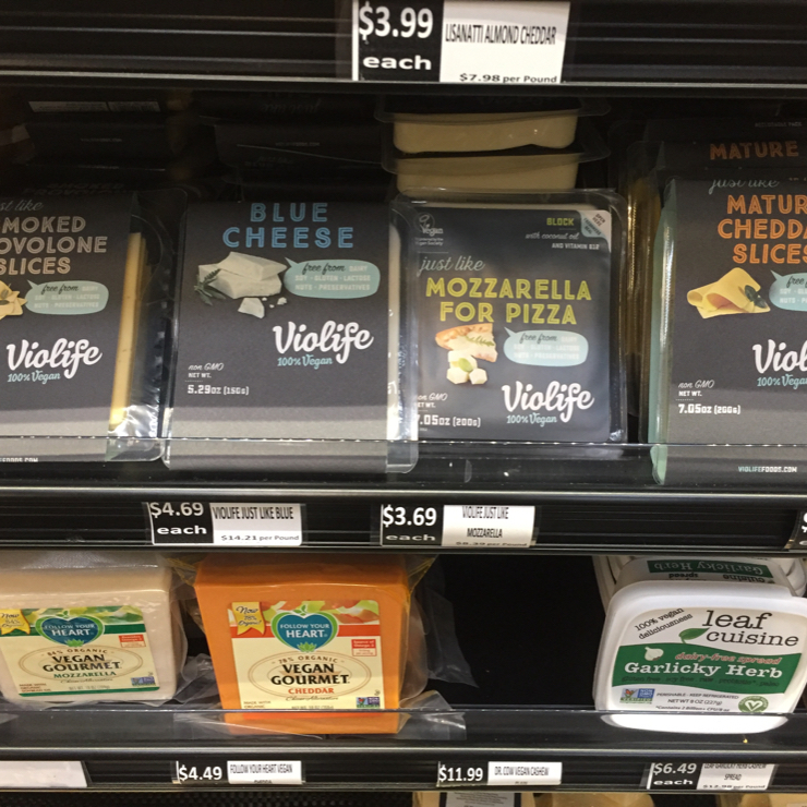 Vegan user review of Rainbow Grocery in San Francisco. Violife!
