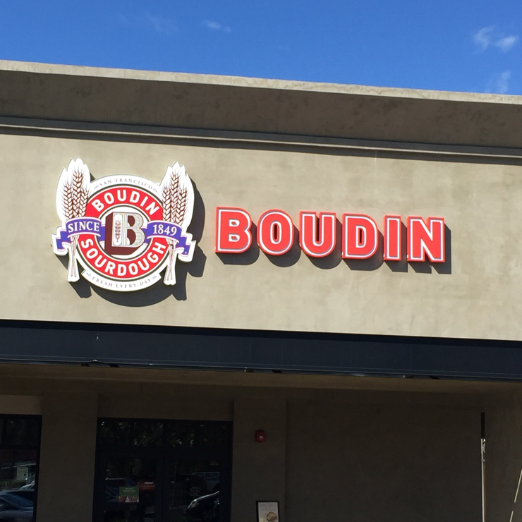 Vegan user review of Boudin SF in San Jose. 