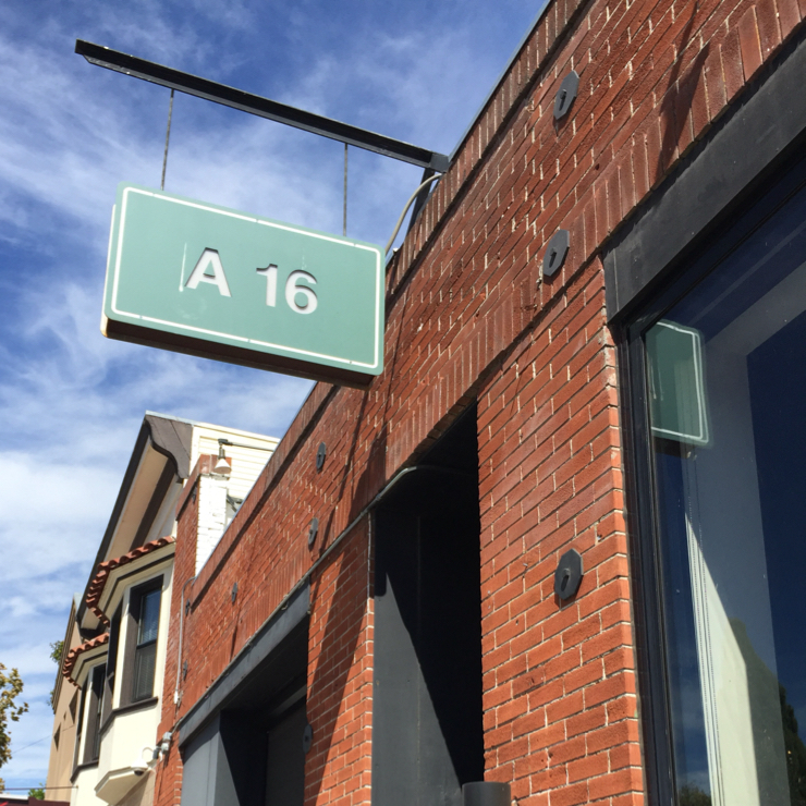 Vegan user review of A16 in Oakland. 