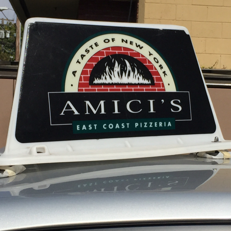 Vegan user review of Amici's East Coast Pizzeria in Danville. 