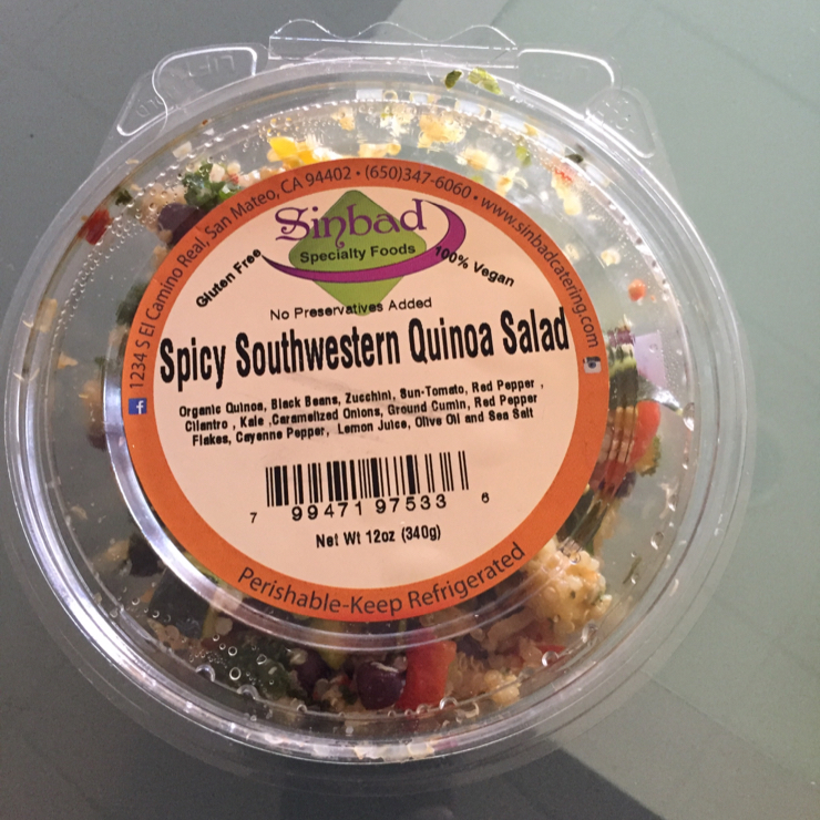 Vegan user review of Piazza's Fine Foods in San Mateo. 