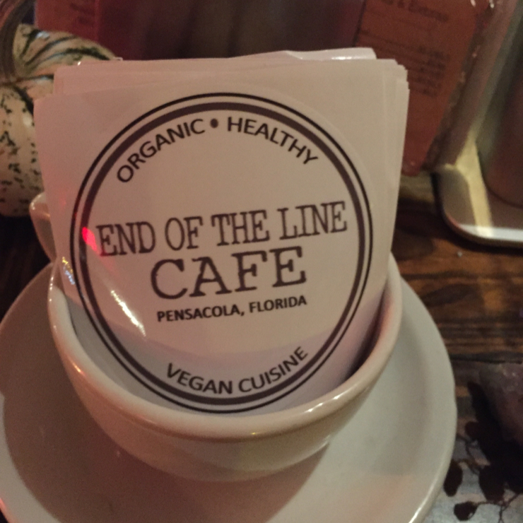 Vegan user review of End Of The Line Cafe in Pensacola. 