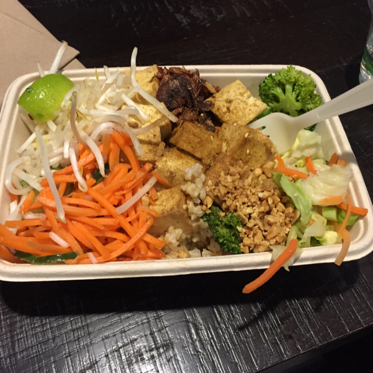 Vegan user review of Asian Box in San Jose. 