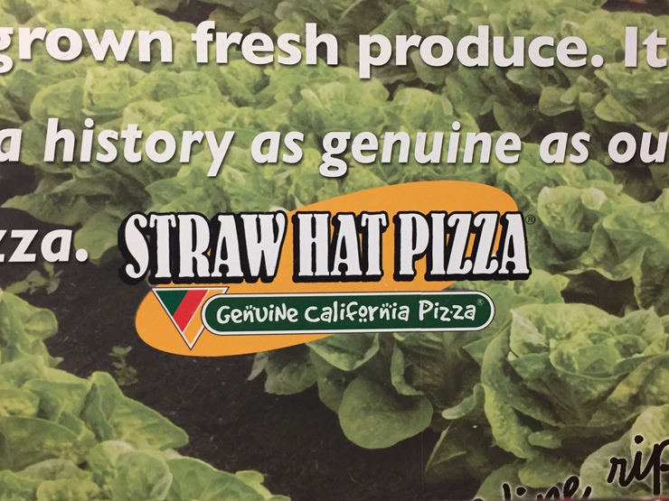 Vegan user review of Straw Hat Pizza in Manteca. 
