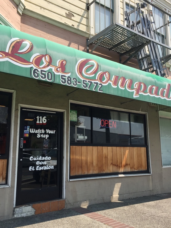 Vegan user review of Los Compadres Taqueria in South San Francisco. 