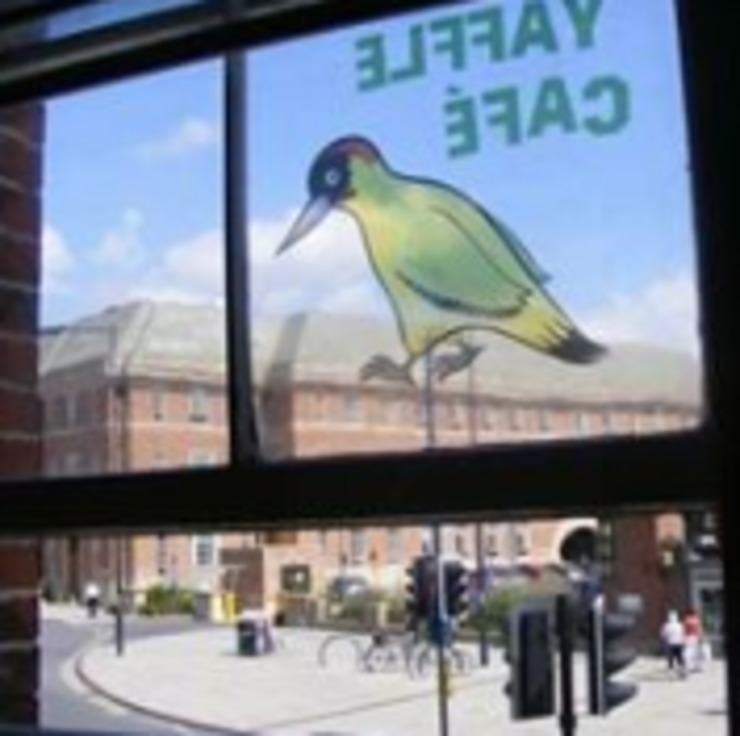 Vegan user review of Yaffle Cafe and Bookshop in Derby. 