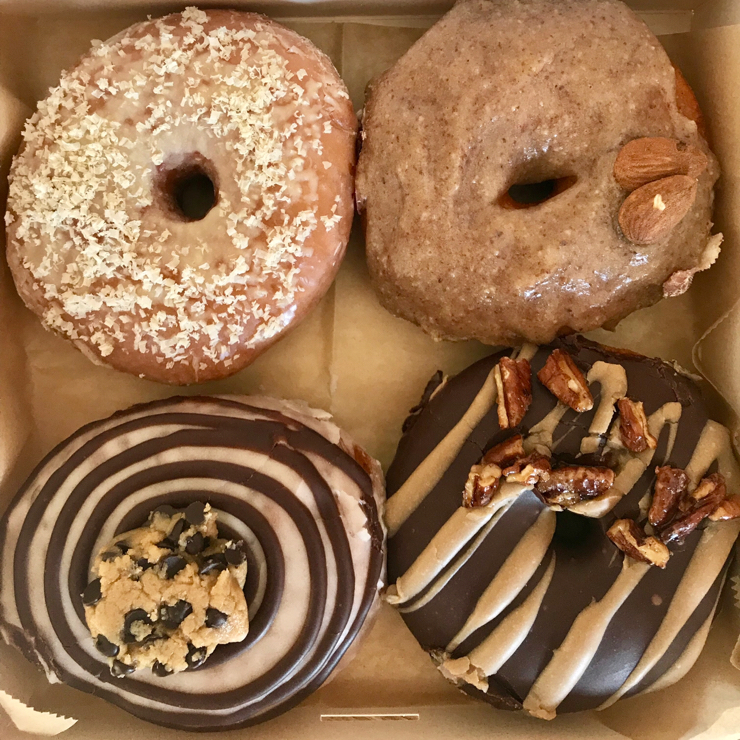 Vegan user review of Bite Me Café in Madrid. This is one of the best donuts I’ve ever had. Everything is fresh and hand made. The owners are very creative with the filling a toppings. Also very friendly. A must visit place when in Madrid. 🍩 😋 👩‍🎤 👩‍🎨 