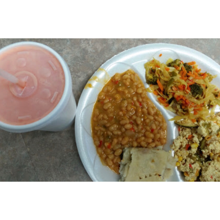 Vegan user review of Vegan and Juice in Miami. They cook different things for lunch every day; they have a special where you pick 4 items for not even $10! They have fresh juices they make in front of you. Many options for wraps, salads, desserts, & more. It’s amazing.