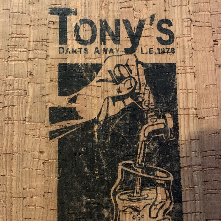 Vegan user review of Tony's Darts Away in Burbank. Neighborhood bar with lots of vegan options. Just about everything on the menu has vegan options. 