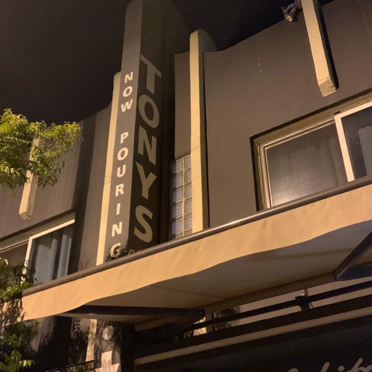 Vegan user review of Tony's Darts Away in Burbank. Neighborhood bar with lots of vegan options. Just about everything on the menu has vegan options. 